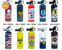 Techno Torch Extinguisher Skull in  Trees